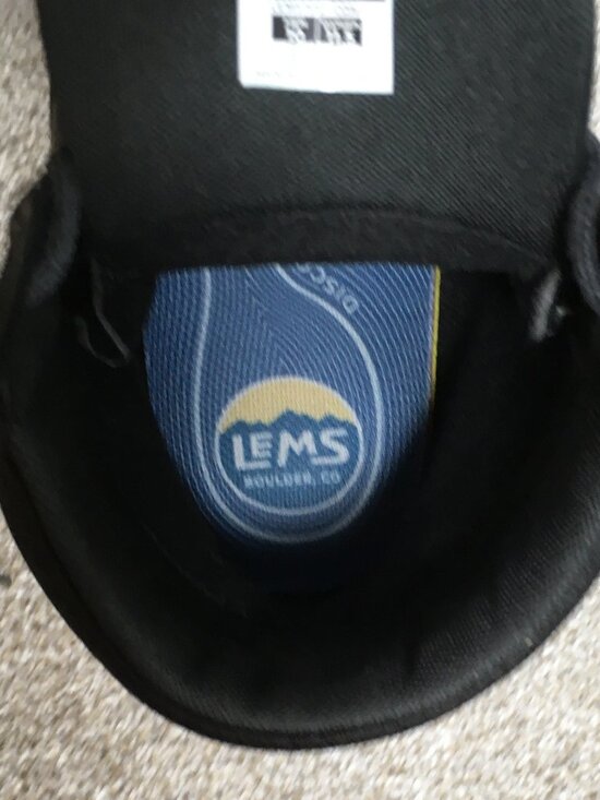 Lems Boulder Summit WP Lace Up Hiking Trail Boots Mens Size 10 Black Waterproof